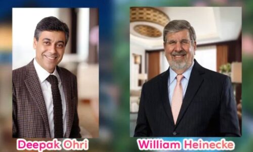 Deepak Ohri, William Heinecke Named in 100 Most Powerful People in Global Hospitality - TOP25INFLUENCERS.com - TRAVELINDEX