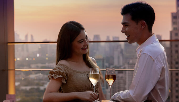 Be My Valentine at Cooling Tower Rooftop Bar Carlton Bangkok
