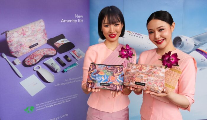Thai Airways and Jim Thompson Introduce Smooth As Silk Amenity Kits - TRAVELINDEX - AIRLINEHUB.com